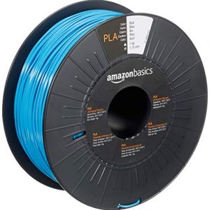 Amazon Basics 3D-Drucker-Filament aus PLA-Kunststoff, 1,75 mm, Blau, 1-kg-Spule