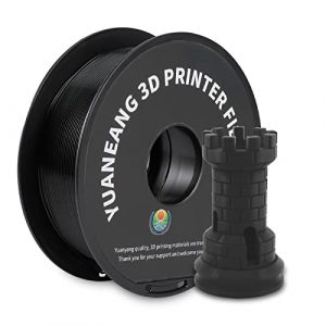 YUANEANG 3D Drucker Filament,3D PLA Filament,3D Druck,PLA Filament 1.75mm 1kg,PLA（2.2LBS）Spool(Black)
