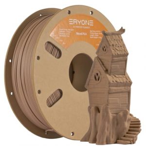 PLA Filament 1,75 mm – ERYONE Spezielles 3D-Druck-Filament PLA 1,75 mm für 3D-Drucker und 3D-Stifte, Toleranz: ±0,03 mm, 1 kg (2,2 lbs)/Spule,Dunkles Holz