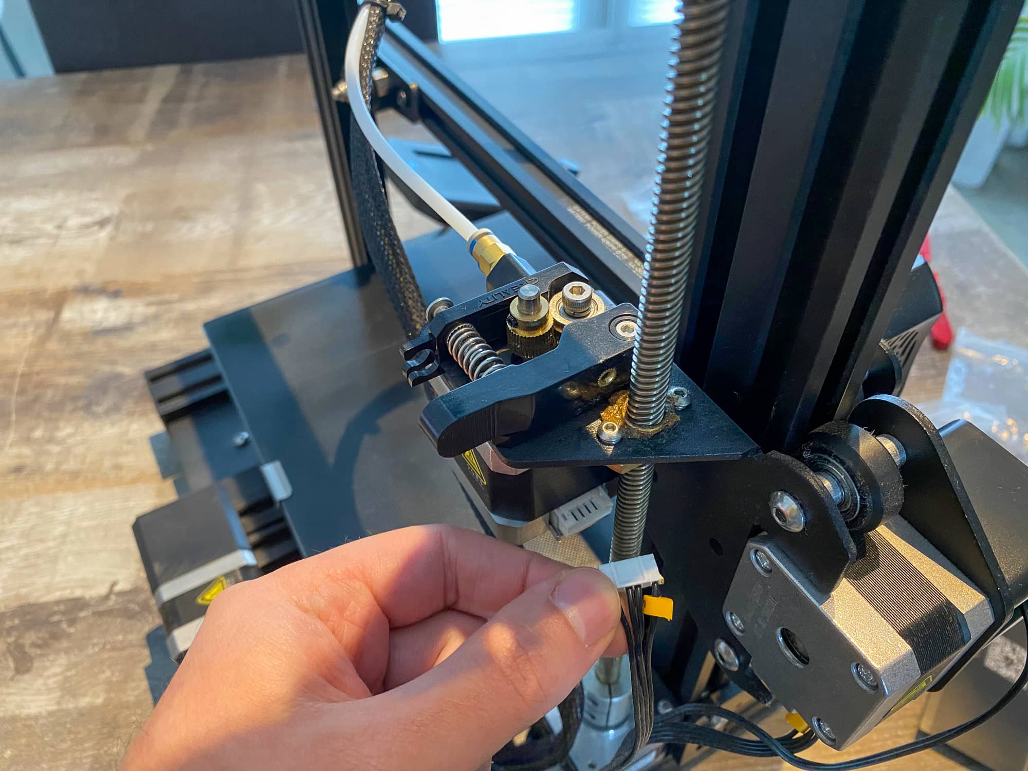 Ender 3 Stromkabel Extruder