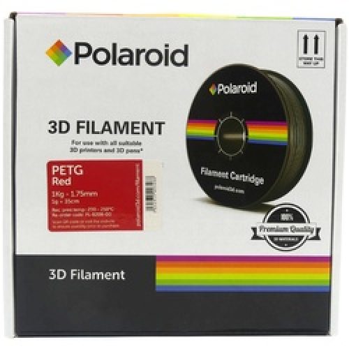 Polaroid Filament PETG Filament P186C (PETG, 1.75 mm), 3D Filament, Rot