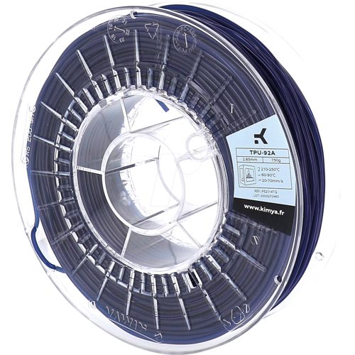 Kimya Filament (TPU, 2.85 mm, 750 g), 3D Filament, Blau