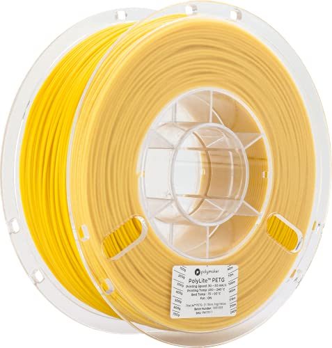 Polymaker, PETG, 1,75 mm, Gelb, 1-kg-Spule